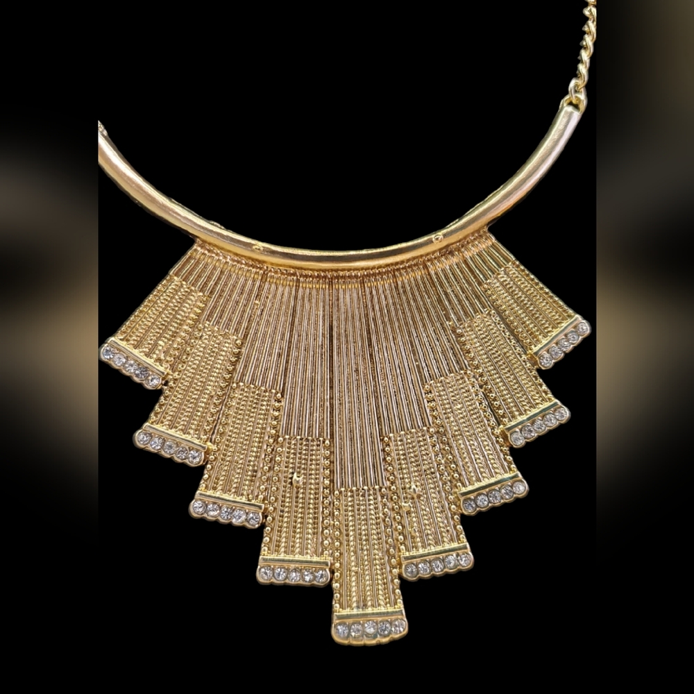 Base Metal Statement Necklace